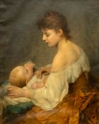 Jourdan, Adolphe. Mother with child.