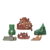 China, a small collection of scholar's objects, 19th-20th century,