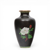 China, a cloisonné enamel vase, 20th century,
