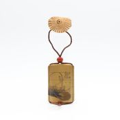Japan, a gold-lacquer four-case inro, 19th century,