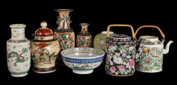 Various Chinese porcelain