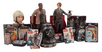 Lot of Star Wars action figures and others
