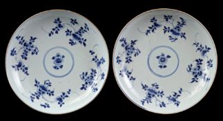 2 porcelain dishes, Yongzheng