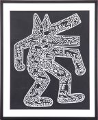 Wall decoration after Keith Haring