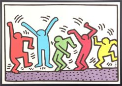 Wall decoration after Keith Haring