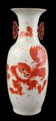 Porcelain vase, approx 1900