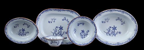 5 Earthenware Rörstrand dinner service pieces, Sweden 2nd half of the 20th century