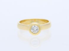 Ring 0,60 ct. Diamant 750 Gelbgold 18 Karat