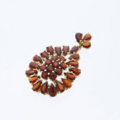 Anhänger 9,00 ct. Granat 333 Gold / 8 Karat