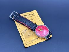 Ferrari Girard-Perregaux Armbanduhr mit Garantieschein, mechanisch