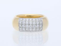Ring 1,16 ct. Diamant 750 Gelbgold 18 kt.
