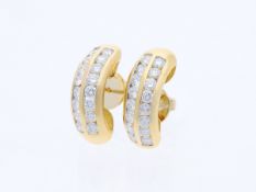 Ohrstecker 3,00 ct. Diamanten 585 Gelbgold 14 kt.