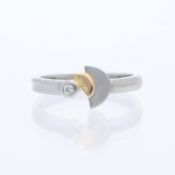 Ring 0,03 ct. Diamant 950 Platin