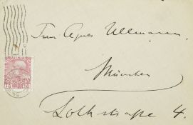 Autograph. – Arthur Schnitzler