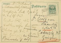 Autograph. – Richard von Schaukal