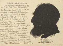 Autograph. – Thassilo von Scheffer