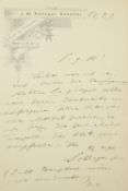 Autograph. – Johann Martin Schleyer