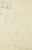Autograph. – Ricarda Huch