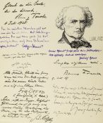 Autographen. – Gemeinschaftsehrung