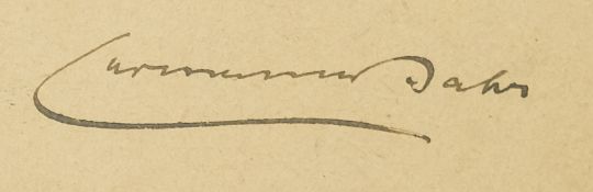Autograph. – Hermann Bahr