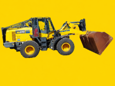 2024 KOMATSU WA270-8 Diesel Wheel Loader. 149 net HP, 6.69L turbocharged 6-cylinder diesel engine.