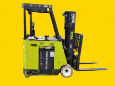 2020 CLARK ESX17 Electric Forklift. 3,000 lb capacity. Mast: 82 in lowered / 188 in raised.