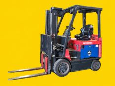 2020 RAYMOND 4750C40 Electric Forklift (36V). 4,000 lb capacity (per Atlas report). Mast: 83 in