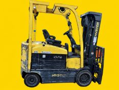 2020 HYSTER E80XN Electric Forklift. 8,000 lb capacity. Mast: 91 in lowered / 194 in raised.