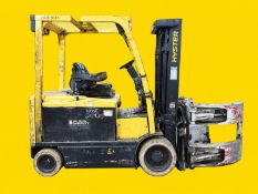 2020 HYSTER E70XN-40 Electric Forklift. 4,500 lb capacity. Mast: 88 in lowered / 187 in raised.