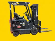 2022 DOOSAN BC25S-7 Electric Forklift. 5,000 lb capacity. Mast: 83 in lowered / 189 in raised.