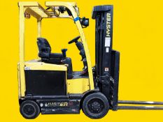 2020 HYSTER E50XN-30 Electric Forklift. 5,000 lb capacity. Mast: 88 in lowered / 200 in raised.