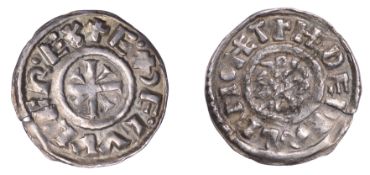 Kings of Wessex, &AElig;thelwulf, Phase I, Penny [BMC V], struck at Canterbury by the moneyer...