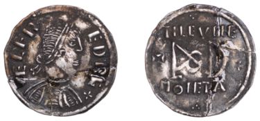 Kings of Wessex, Alfred the Great, Third Coinage, Penny of the London Monogram type, struck...