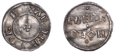 Kings of Wessex, Alfred the Great, Third coinage, Penny of the Two Line type [BMC XIV]...