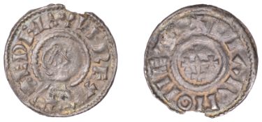 Kings of Wessex, &AElig;thelwulf (839-58), Phase II, Penny, struck at Canterbury by the moneyer...