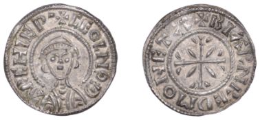 Archbishops of Canterbury, Ceolnoth (833-70), Penny, Gp III, Floreate Cross phase, c....