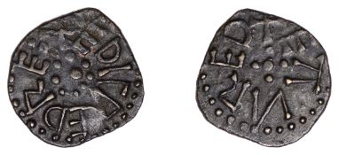 Kings of Northumbria, &AElig;thelred II (841-44), First Reign, Styca, gp Ciii, struck by Eanred,...