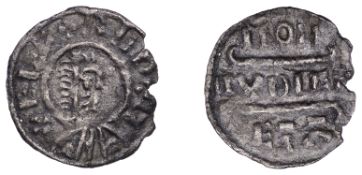 Kings of Wessex, Alfred the Great, First coinage, Penny of Lunettes type struck from...