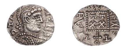 Early Anglo-Saxon Period, Pale Shilling, Pada Type, Late Transitional Phase, struck in East...