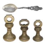Jamaica interest - Titchfield Hotel: a silver souvenir teaspoon, the bowl stamped with a...