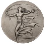 GERMANY, Allegorie auf die Hoffnung [Allegory of Hope], c. 1955, a cast bronze medal by A....