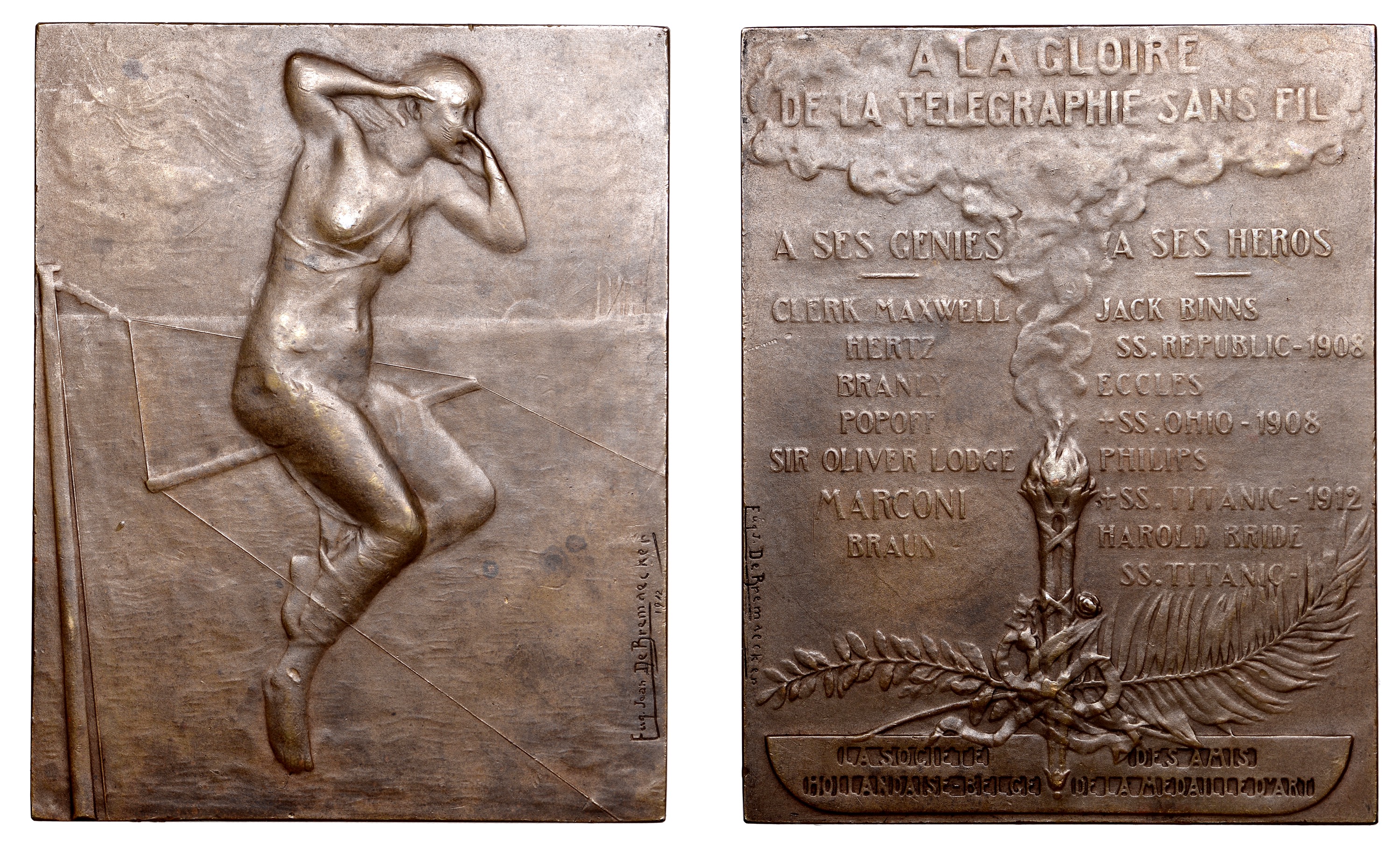 BELGIUM/U.S.A./ENGLAND, &Agrave; la gloire de la T&eacute;l&eacute;graphie sans fil [To the Glory of