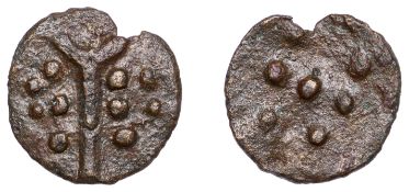 British Iron Age, DUROTRIGES, Uninscribed issues, cast bronze Unit, Hengistbury Multi Dots...