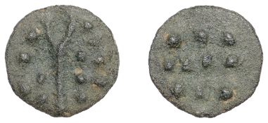 British Iron Age, DUROTRIGES, Uninscribed issues, cast bronze Unit, Hengistbury Multi Dots...