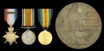 Three: Lance-Sergeant A. Osborne, King's Royal Rifle Corps, who was killed in action in the...