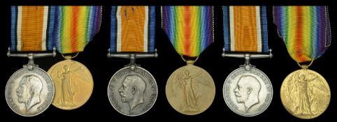 Pair: Private G. Lemnell, 1st Canadian Mounted Rifles British War and Victory Medals...