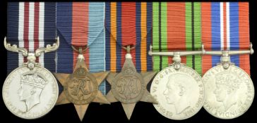 A fine Second War 'Burma campaign' immediate M.M. group of five awarded to Lance-Naik M....
