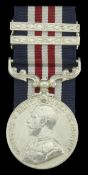 A rare and outstanding Great War 'Western Front' M.M. and Second and Third Award Bars...