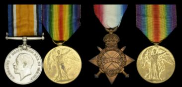Pair: Lance Corporal D. Leary, Connaught Rangers, who died of wounds received on the...
