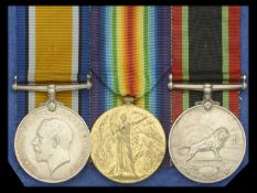 Three: Acting Lance Corporal A. Barrass, Royal Warwickshire Regiment, later Royal Engineers...